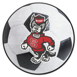 NC State Wolfpack Soccer Ball Rug - 27in. Diameter