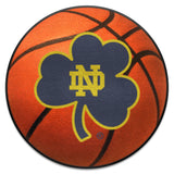 Notre Dame Fighting Irish Basketball Rug, Clover Logo - 27in. Diameter