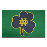 Notre Dame Fighting Irish Starter Mat Accent Rug, Clover Logo - 19in. x 30in.