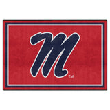 Ole Miss Rebels 5ft. x 8 ft. Plush Area Rug