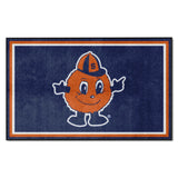 Syracuse Orange 4ft. x 6ft. Plush Area Rug, Otto Mascot Logo