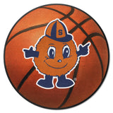 Syracuse Orange Basketball Rug, Otto Mascot Logo - 27in. Diameter