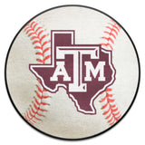Texas A&M Aggies Baseball Rug - 27in. Diameter