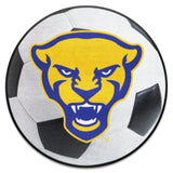 Pitt Panthers Soccer Ball Rug, Panther Logo - 27in. Diameter