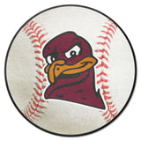 Virginia Tech Hokies Baseball Rug, Hokie Bird Logo - 27in. Diameter