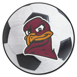 Virginia Tech Hokies Soccer Ball Rug, Hokie Bird Logo - 27in. Diameter