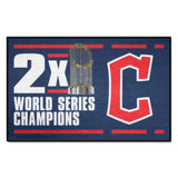 Cleveland Guardians Dynasty Starter Mat Accent Rug - 19in. x 30in.