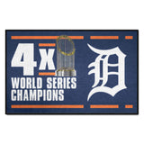 Detroit Tigers Dynasty Starter Mat Accent Rug - 19in. x 30in.