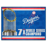 Los Angeles Dodgers Dynasty 8ft. x 10 ft. Plush Area Rug