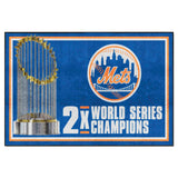 New York Mets Dynasty 5ft. x 8 ft. Plush Area Rug