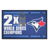 Toronto Blue Jays Dynasty Starter Mat Accent Rug - 19in. x 30in.