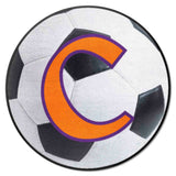 Clemson Tigers Soccer Ball Rug - 27in. Diameter