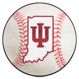 Indiana Hooisers Baseball Rug - 27in. Diameter