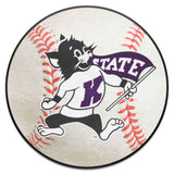Kansas State Wildcats Baseball Rug - 27in. Diameter