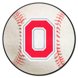 Ohio State Buckeyes Baseball Rug - 27in. Diameter