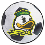 Oregon Ducks Soccer Ball Rug - 27in. Diameter