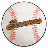 Oregon State Beavers Baseball Rug - 27in. Diameter