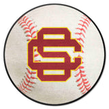 Southern California Trojans Baseball Rug - 27in. Diameter