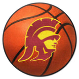 Southern California Trojans Basketball Rug - 27in. Diameter