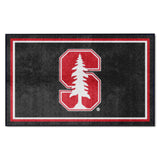 Stanford Cardinal 4ft. x 6ft. Plush Area Rug