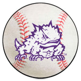 TCU Horned Frogs Baseball Rug - 27in. Diameter