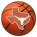 Texas Longhorns Basketball Rug - 27in. Diameter