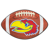 Kansas Jayhawks  Football Rug - 20.5in. x 32.5in.