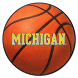 Michigan Wolverines Basketball Rug - 27in. Diameter
