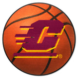 Central Michigan Chippewas Basketball Rug - 27in. Diameter