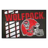 NC State Wolfpack Starter Mat Accent Rug - 19in. x 30in., Uniform Design