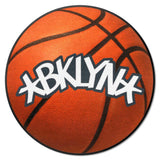 Brooklyn Nets Basketball Rug - 27in. Diameter