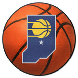 Indiana Pacers Basketball Rug - 27in. Diameter