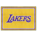 Los Angeles Lakers 5ft. x 8 ft. Plush Area Rug