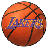 Los Angeles Lakers Basketball Rug - 27in. Diameter