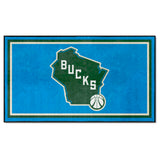 Milwaukee Bucks 3ft. x 5ft. Plush Area Rug