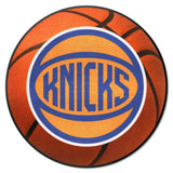 New York Knicks Basketball Rug - 27in. Diameter
