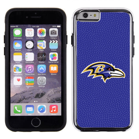 Baltimore Ravens Phone Case Team Color Football Pebble Grain Feel iPhone 6 CO