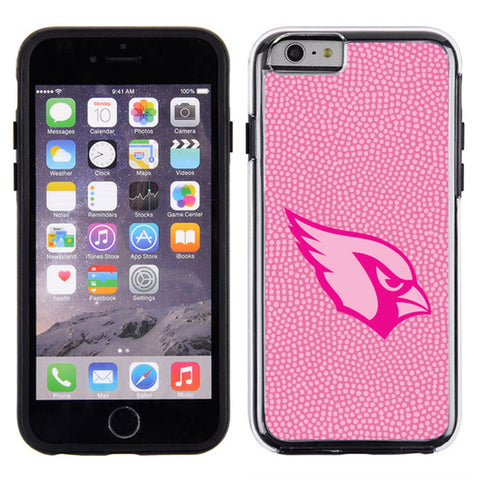 Arizona Cardinals Phone Case Pink Football Pebble Grain Feel iPhone 6 CO