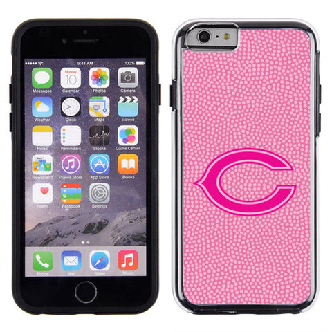 Chicago Bears Phone Case Pink Football Pebble Grain Feel iPhone 6 CO