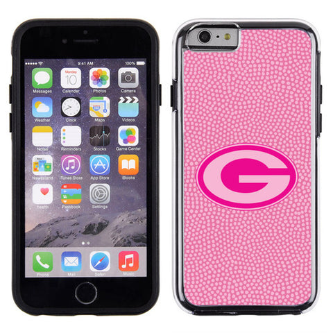 Green Bay Packers Phone Case Pink Football Pebble Grain Feel iPhone 6 CO