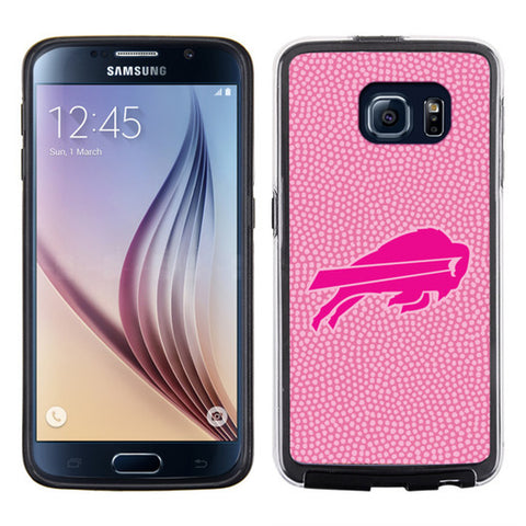 Buffalo Bills Phone Case Pink Football Pebble Grain Feel Samsung Galaxy S6 CO