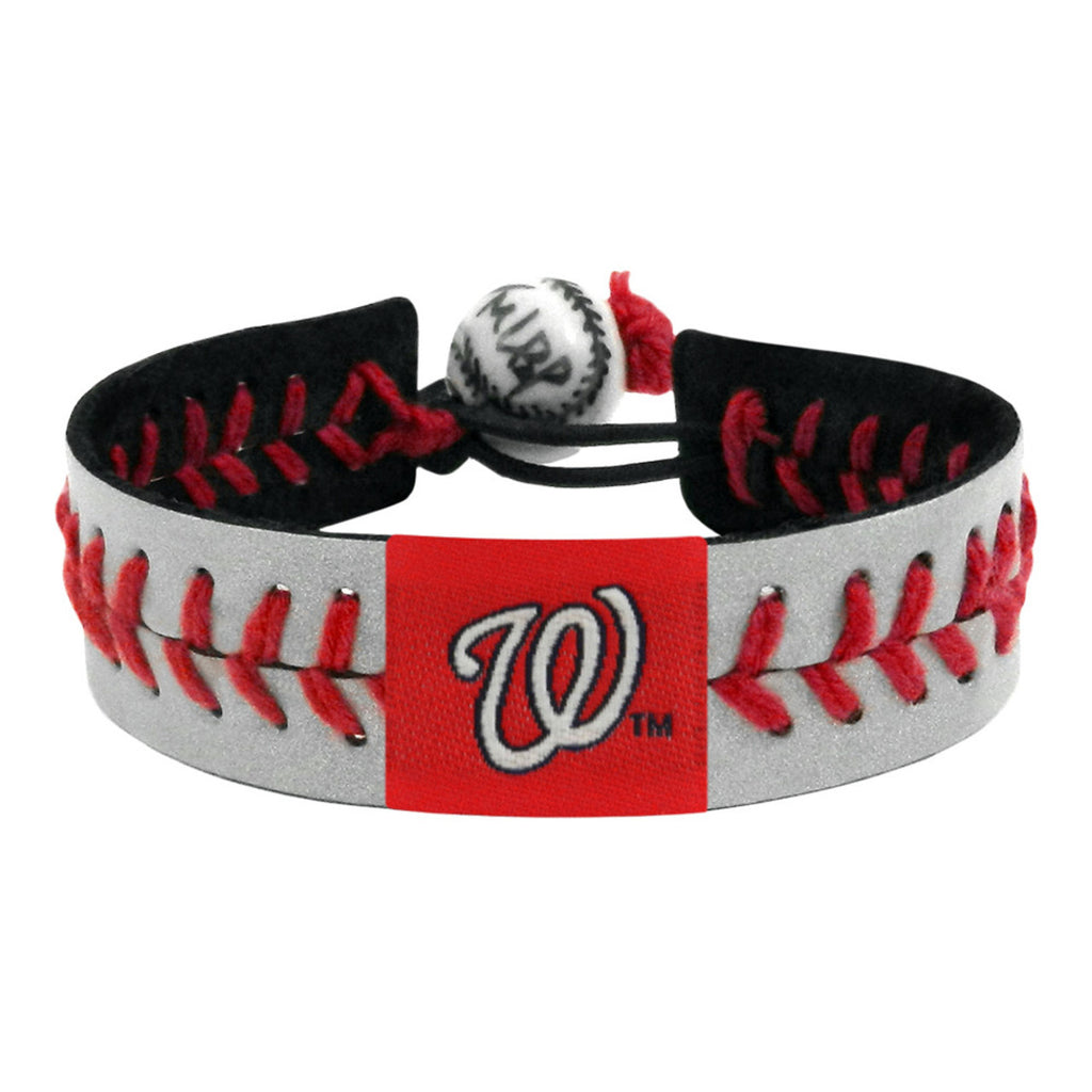 Washington Nationals Bracelet Reflective Baseball CO