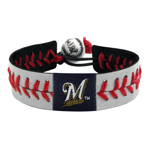 Milwaukee Brewers Bracelet Reflective Baseball CO