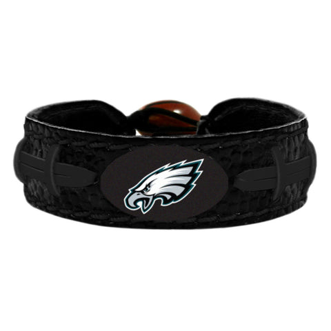 Philadelphia Eagles Bracelet Team Color Football Tonal Black CO