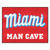 Miami Marlins Man Cave All-Star Rug - 34 in. x 42.5 in.