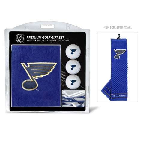 St. Louis Blues Golf Gift Set with Embroidered Towel - Special Order