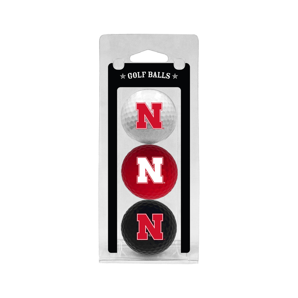 Nebraska Cornhuskers 3 Pack of Golf Balls