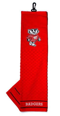 Wisconsin Badgers 16"x22" Embroidered Golf Towel - Special Order