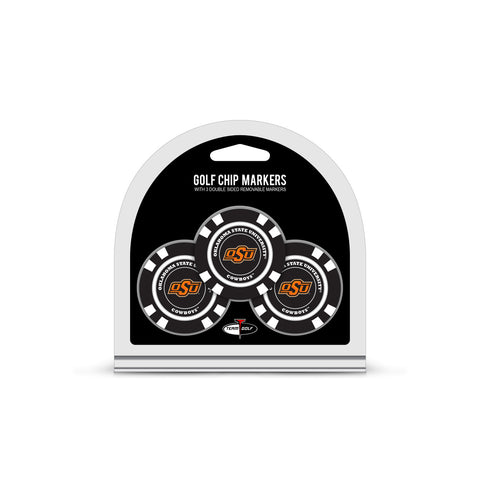 Oklahoma State Cowboys Golf Chip with Marker 3 Pack - Special Order