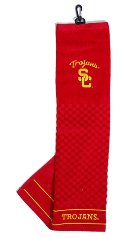 USC Trojans 16"x22" Embroidered Golf Towel - Special Order